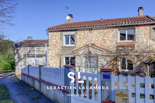 Dénat (81120) Maison en pierre rénovée – Dépendances et studio indépendant – Terrain arboré 1 626 m²