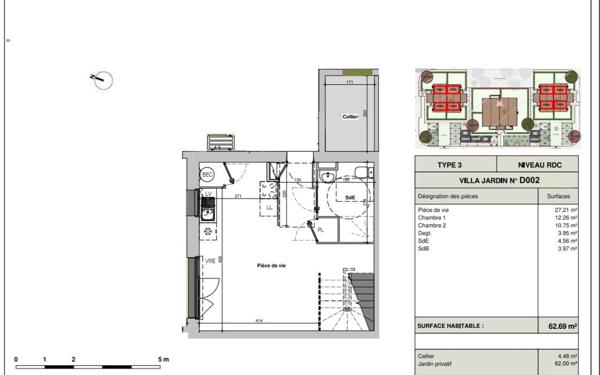 Maison à vendre    3 pièces •  La Chevrolière