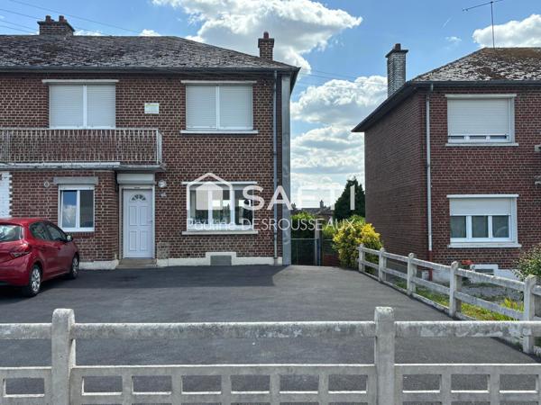 Maison semi-individuelle 3 chambres, jardin clos