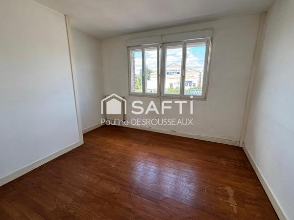 Maison semi-individuelle 3 chambres, jardin clos