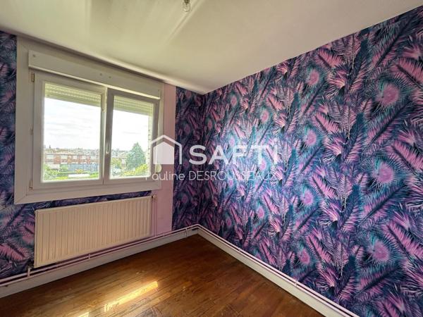 Maison semi-individuelle 3 chambres, jardin clos