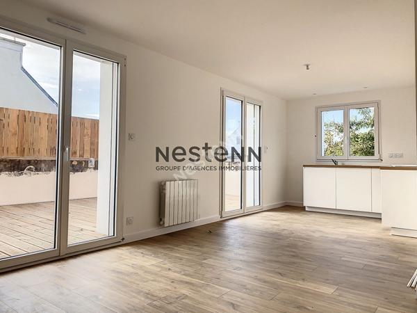 Appartement T3 de 62m² avec terrasse à vendre à l'entrée de Damgan