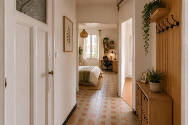 Vauban – Marseille 13006 | Appartement 3 pièces de 44 m² terrasse de 12 m²