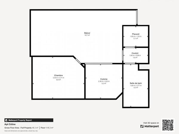 Appartement Vierzon 2 pièce(s) 43.50 m2