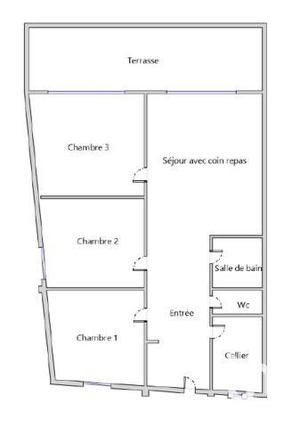 Appartement à vendre 4 pièces 70 m² Valras-Plage