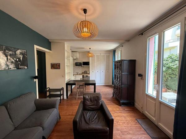 Appartement T2 avec jardin privatif ? Boulogne-Billancourt / Porte de Saint-Cloud / Limite Paris 16e