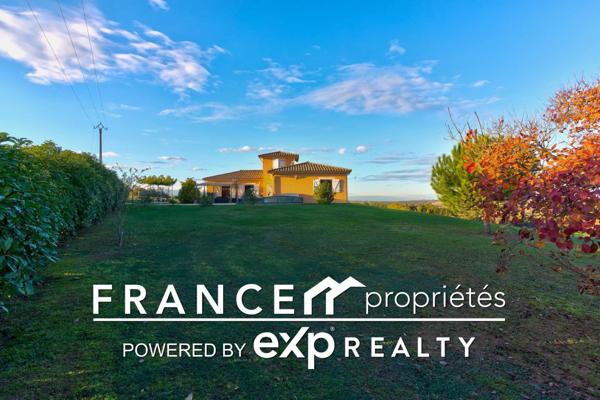 Maison de qualité avec piscine et vue dominante sur les Pyrénées