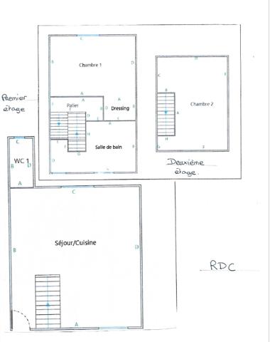 MAISON 72M² - 2 CH + JARDIN 146M²+TERRASSE ET CAVE A LUNEVILLE Lunéville (54300)