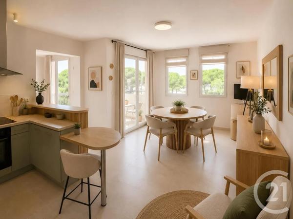 Appartement à vendre  3 pièces - 50,62 m 2   LA GRANDE MOTTE  - 34