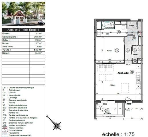 appartement à vendre 2 pièces avec terrasse Andernos les bains