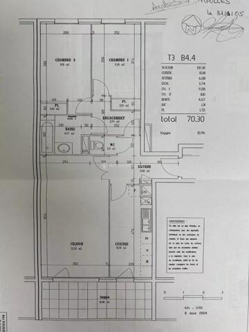 Vente                                                      Appartement
                        
                     3 pièces                      70 m2                     à Villeurbanne