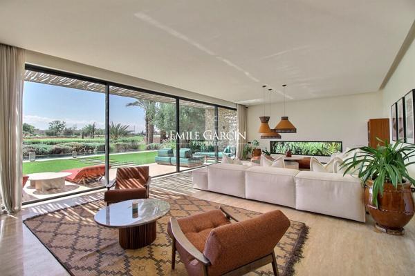 À vendre Villa d'exception en front de golf à Marrakech