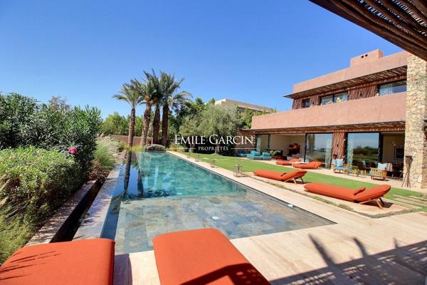 À vendre Villa d'exception en front de golf à Marrakech