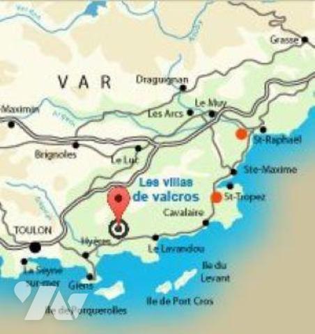 Propriété d'exception au cœur du domaine de Valcros ( LA LONDE LES MAURES)