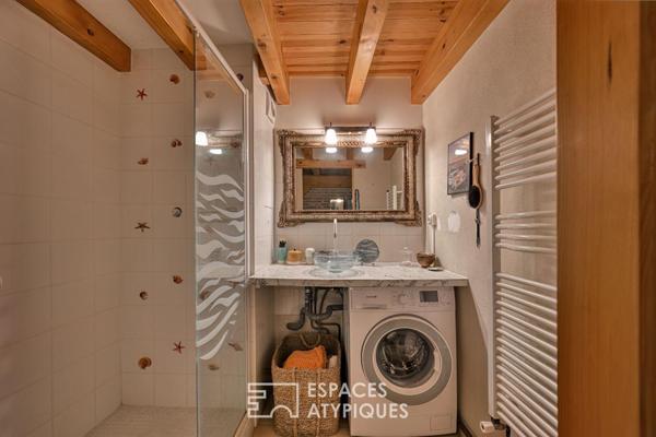 Appartement de type loft avec terrasse sur les toits