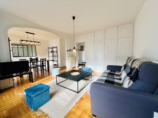 Grand Appartement T2 Meublé 58 m² au Centre ville Avec Balcon et Parking Privé