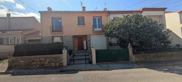 Maison 2 faces 5 pièces avec garage et jardins