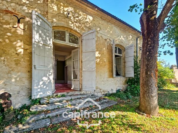 Propriété de caractère au cœur de Layrac 275m² habitable, Garage, jardin et terrain