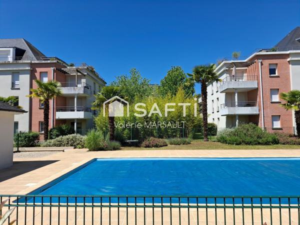 T3 lumineux avec terrasse et un box