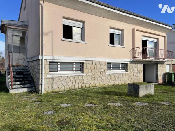 SAINT MEMMIE (51470) Maison de type à RÉNOVER complètement avec jardin et sous-sol complet 