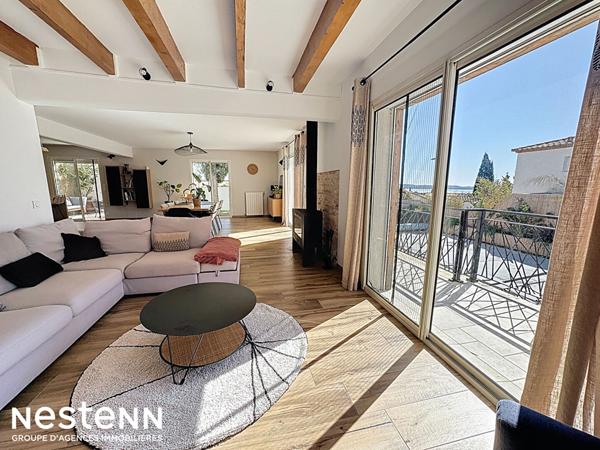En Exclusivité, Maison 169m2, 5 chambres rénovée avec vue sur l'étang de Bages à Narbonne