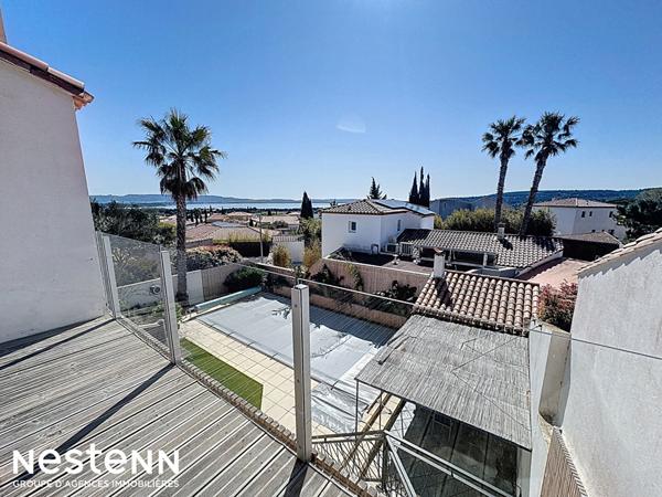 En Exclusivité, Maison 169m2, 5 chambres rénovée avec vue sur l'étang de Bages à Narbonne