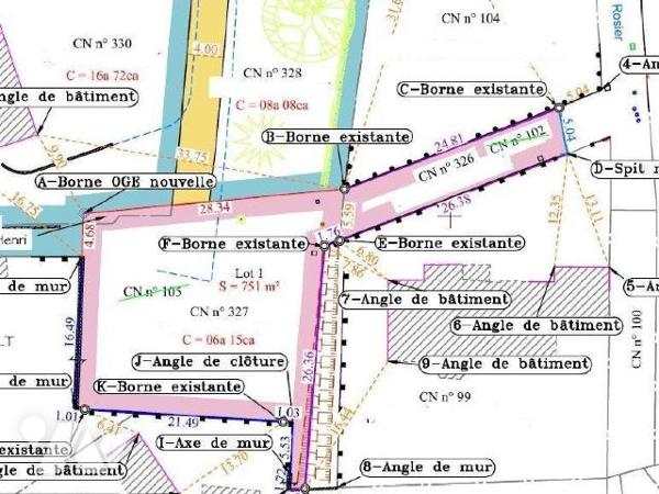 NOUVEAUTE TRENTE CINQ NOTAIRES - dans un secteur recherché - terrain à bâtir de 751 m² avec un ...