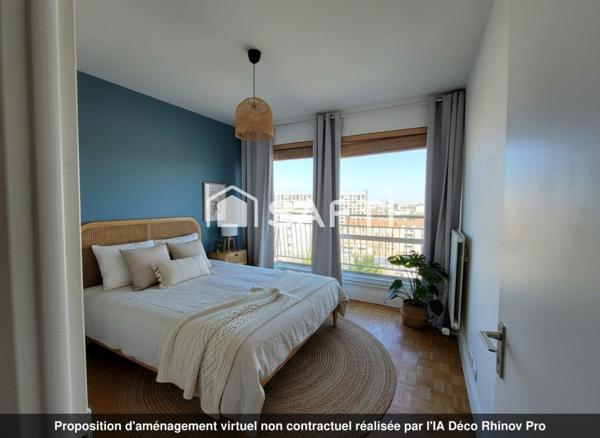 Pratique, fonctionnel et bien agencé avec vue imprenable sur Paris !