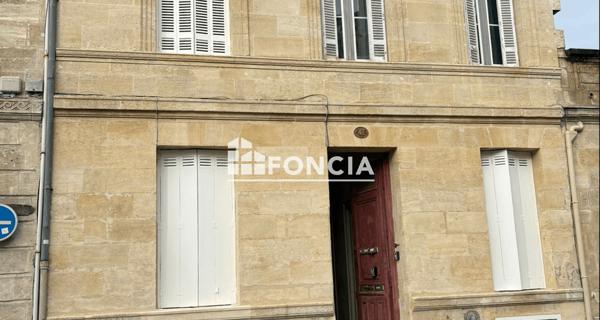 À vendre Studio 25 m² - Bordeaux 33000