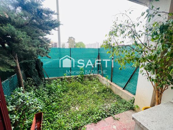 Deux pièces avec jardin et aperçu mer