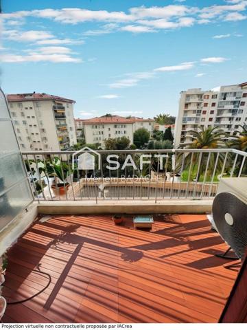 Deux pièces avec jardin et aperçu mer