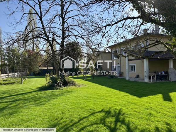 Moissac: Maison spacieuse sur plus de 2 hectares – Idéale pour accueillir vos chevaux