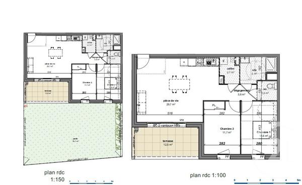 Appartement T3 à vendre  3 pièces - 66,60 m2 LES SABLES D OLONNE - 85