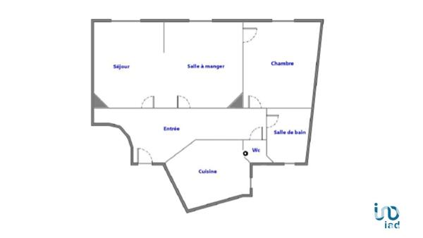 Appartement à vendre 3 pièces 60 m² Paris 13