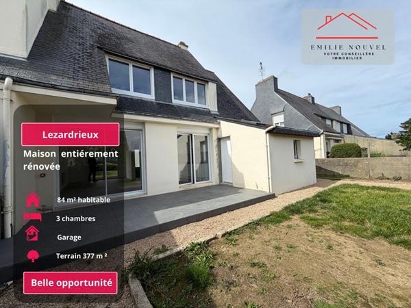 Maison Lezardrieux 4 pièce(s) 84.5 m2
