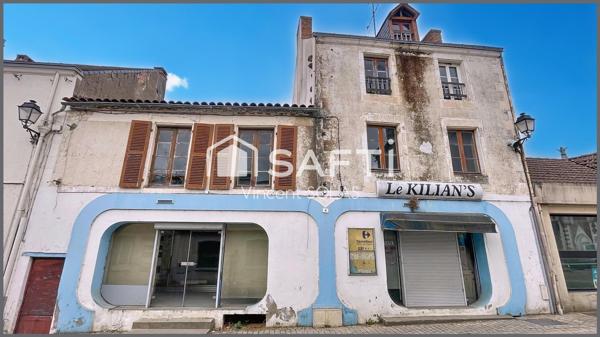 Exclusivité - Immeuble Commercial à Rénover en Habitation - 185m² - à CHAMPS ST PERE