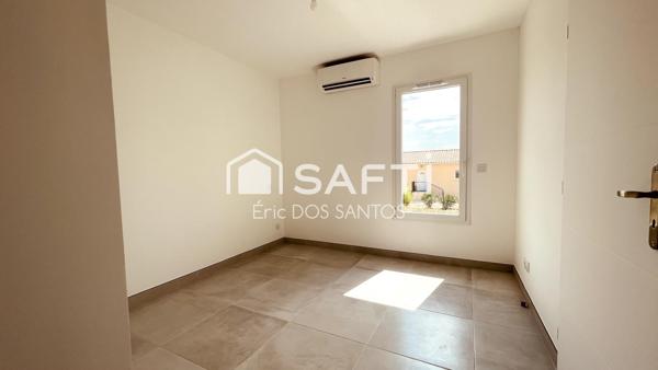 Maison neuve DPE A avec 3 chambres, terrain 1 200 m² et garages, à deux pas des grands axes