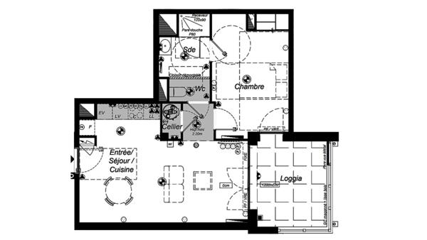 Appartement à vendre 2 pièces 46 m² Arcachon