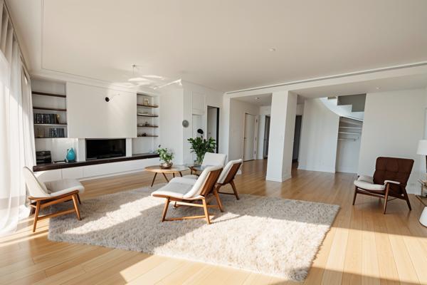 Appartement F6 de standing avec vue exceptionnelle sur le lac