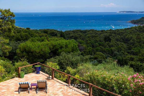 Villa familiale vue mer au Gaou-Bénat