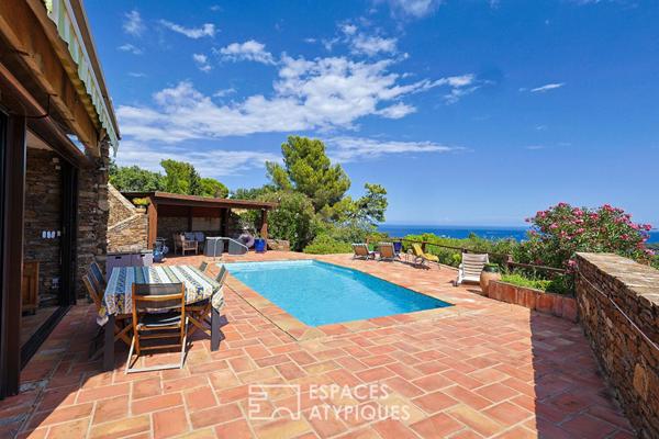 Villa familiale vue mer au Gaou-Bénat