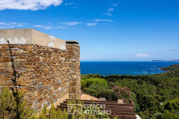 Villa familiale vue mer au Gaou-Bénat