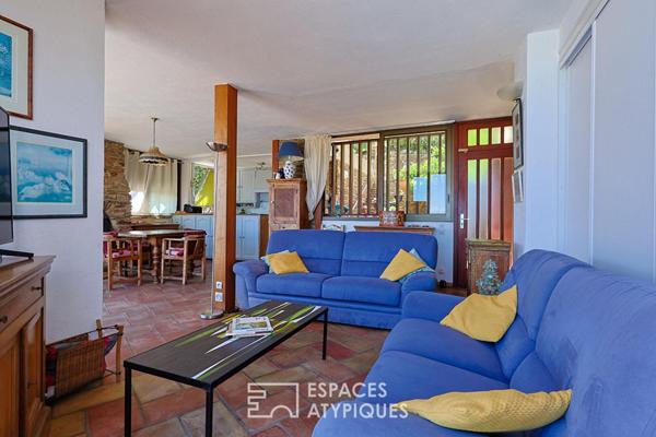 Villa familiale vue mer au Gaou-Bénat