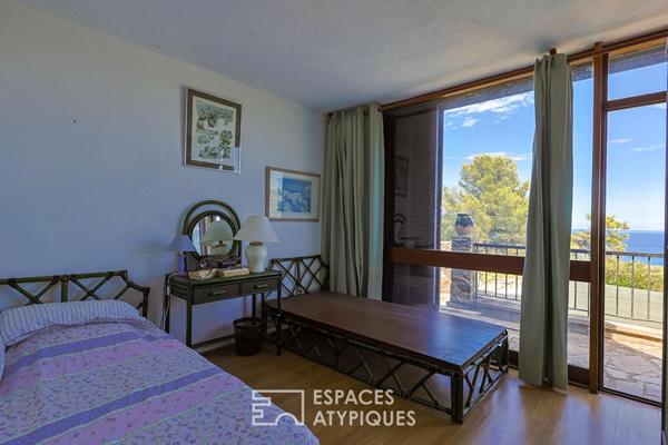 Villa familiale vue mer au Gaou-Bénat