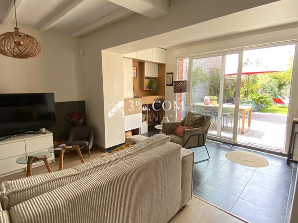 MAISON FLAMANDE DE 110 M² AVEC 3 CH + JARDIN + GARAGE  Neuville-en-Ferrain (59960)