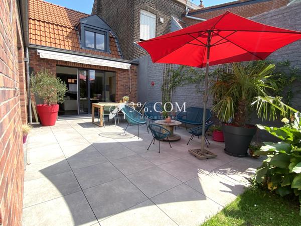 MAISON FLAMANDE DE 110 M² AVEC 3 CH + JARDIN + GARAGE  Neuville-en-Ferrain (59960)