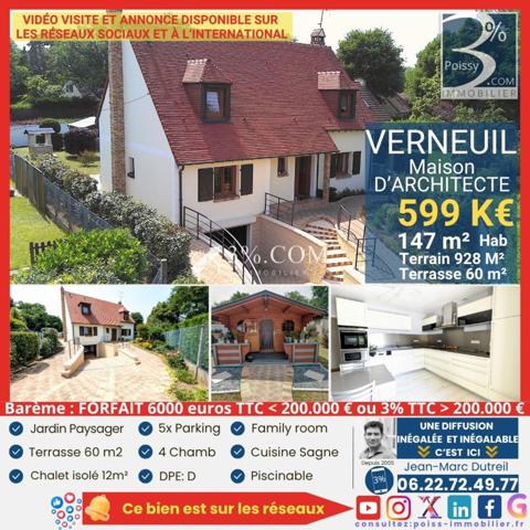 Maison 5 pièce(s) 4 chambre(s) 147 m²