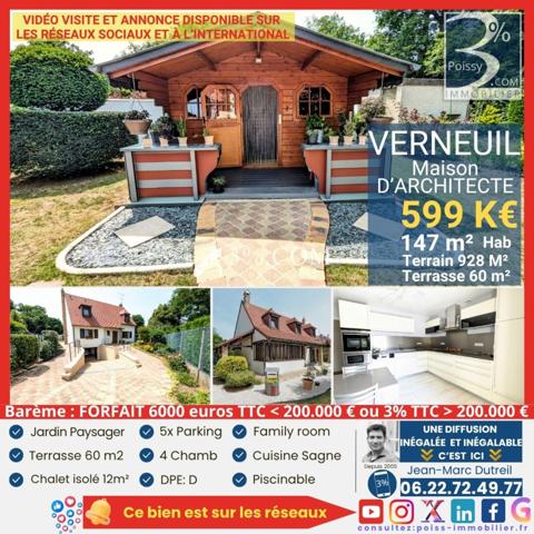 Maison 5 pièce(s) 4 chambre(s) 147 m²