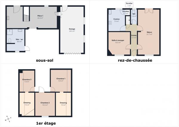 Maison à vendre 5 pièces 84 m² Sainte-Geneviève-des-Bois