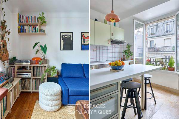 Appartement optimisé en étage élevé proche Jules Joffrin